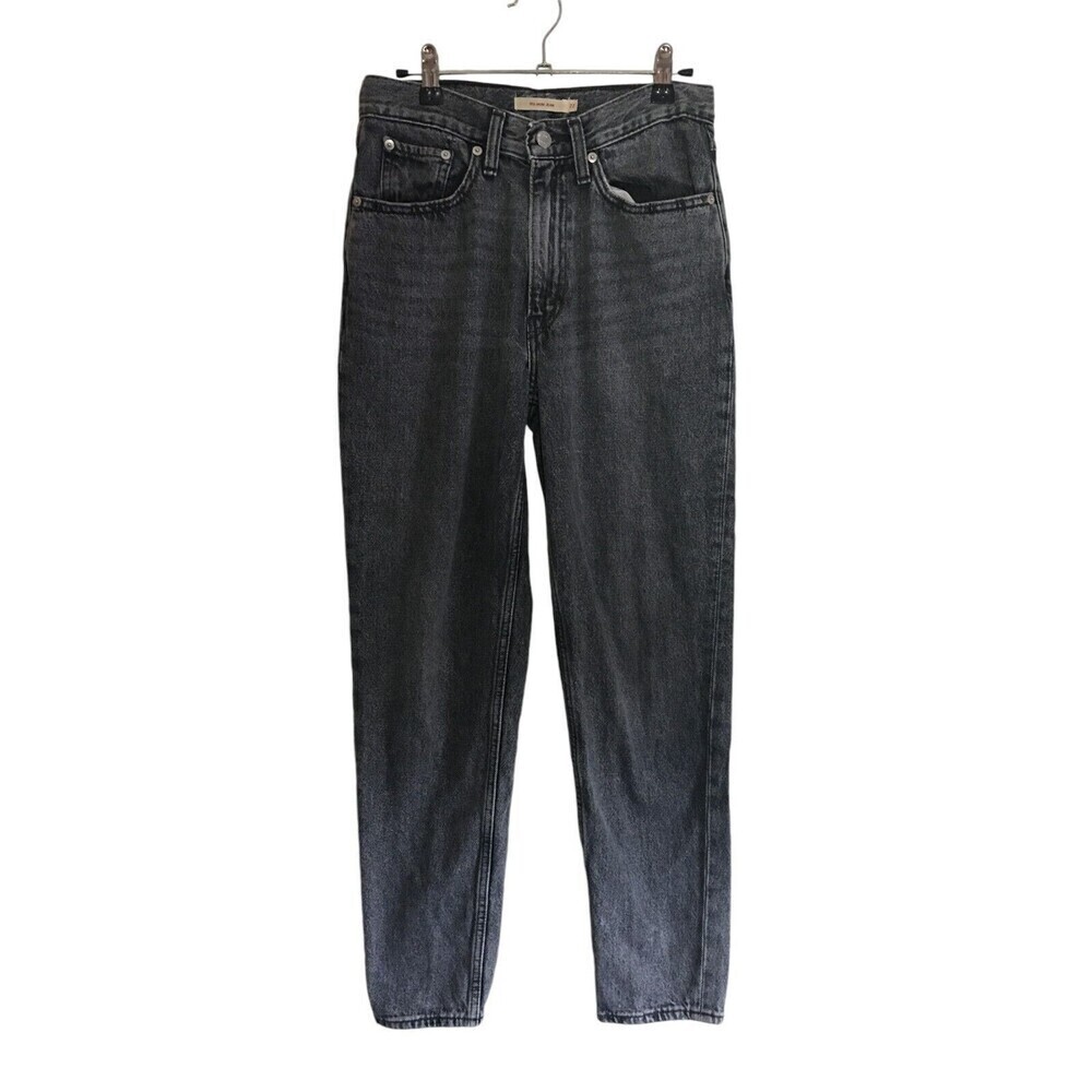 Levi's Premium Jeans Women's Size 27 Gray 80's Mom Jean Cotton